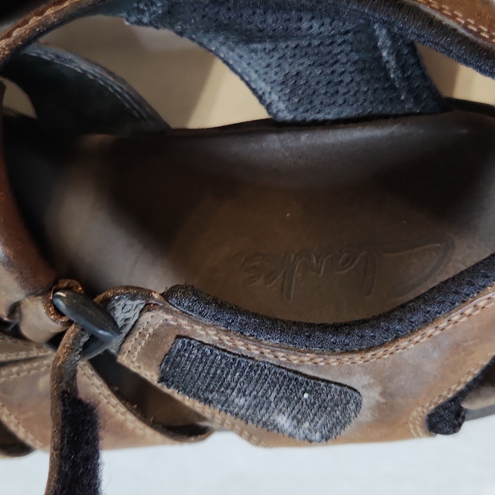 Men's Clark's Fisherman Sandals with Leather Upper and Thick Rubber Sole… - Picture 4 of 11